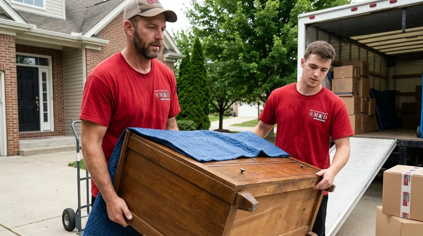 Smooth Move & Delivery local moving crew arriving for a local relocation.