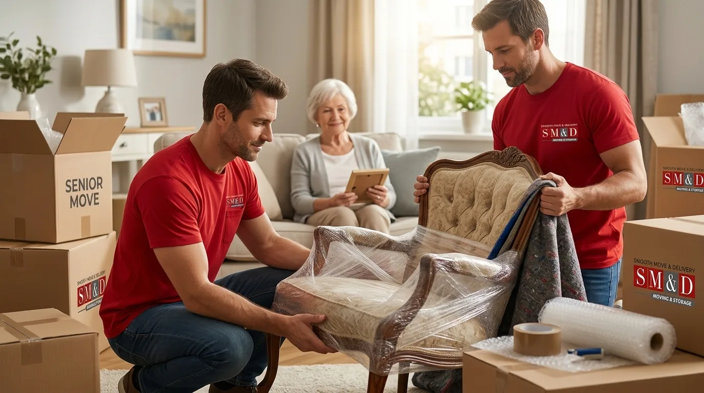 Smooth Move & Delivery senior movers supporting a careful life transition.