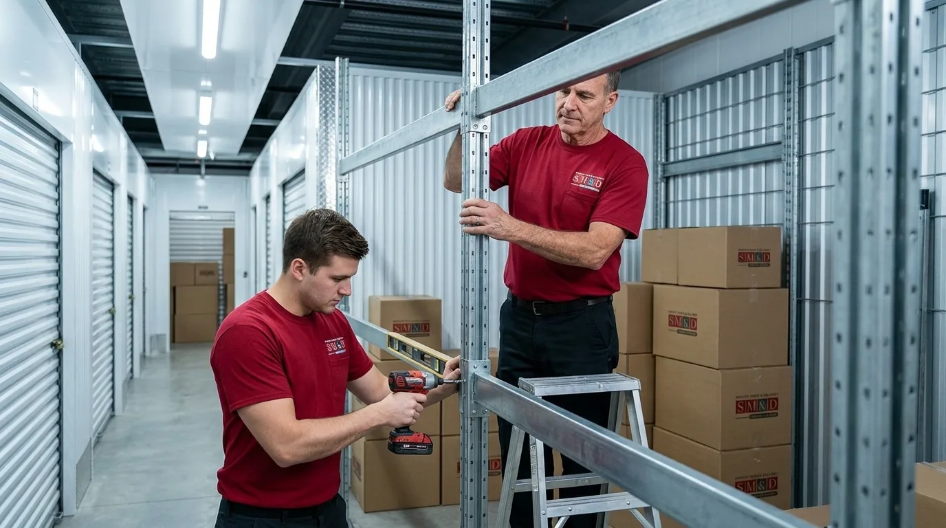 Smooth Move & Delivery storage solutions prepared for protected moving items.