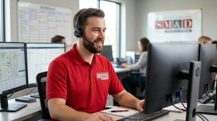 Smooth Move coordinator helping with a moving quote